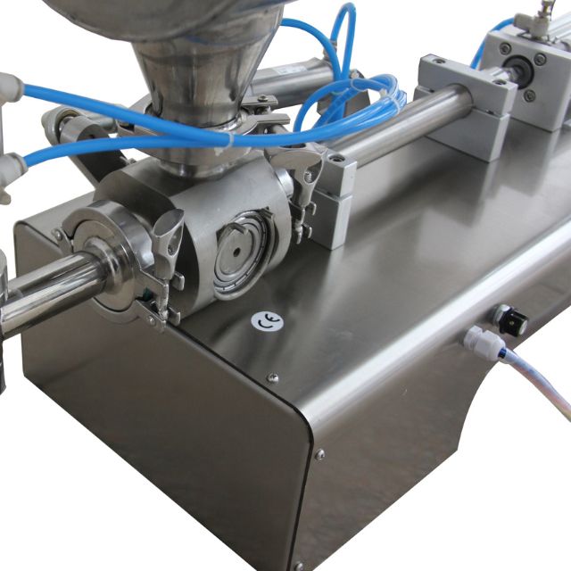 Semi-Automatic Paste Filling Machine With Mixing Hopper (500-3000ml) GW-1 (500-3000ml)