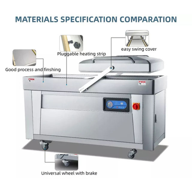 Double Chamber Vacuum Packaging Machine DZQ-400/2SA