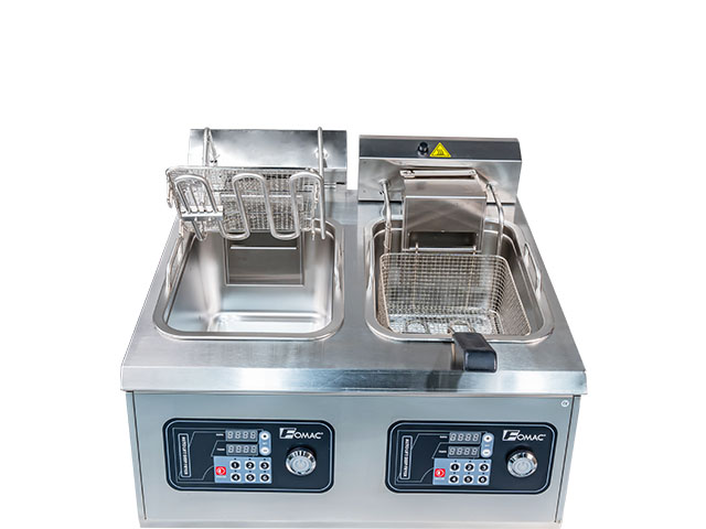 Double Tank Auto Lift Deep Fryer Desktop FRY-EAL142