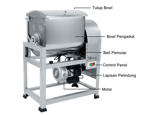 Horizontal Dough Mixer HMX-T25