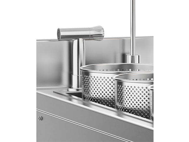 Electric Auto Lift 3 Head Pasta Cooker PCV-EAL3H