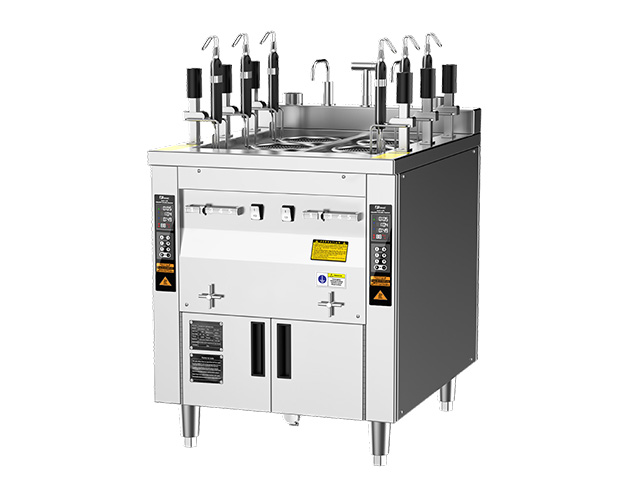 Gas Auto Lift 6 Head Pasta Cooker PCV-GAL6H